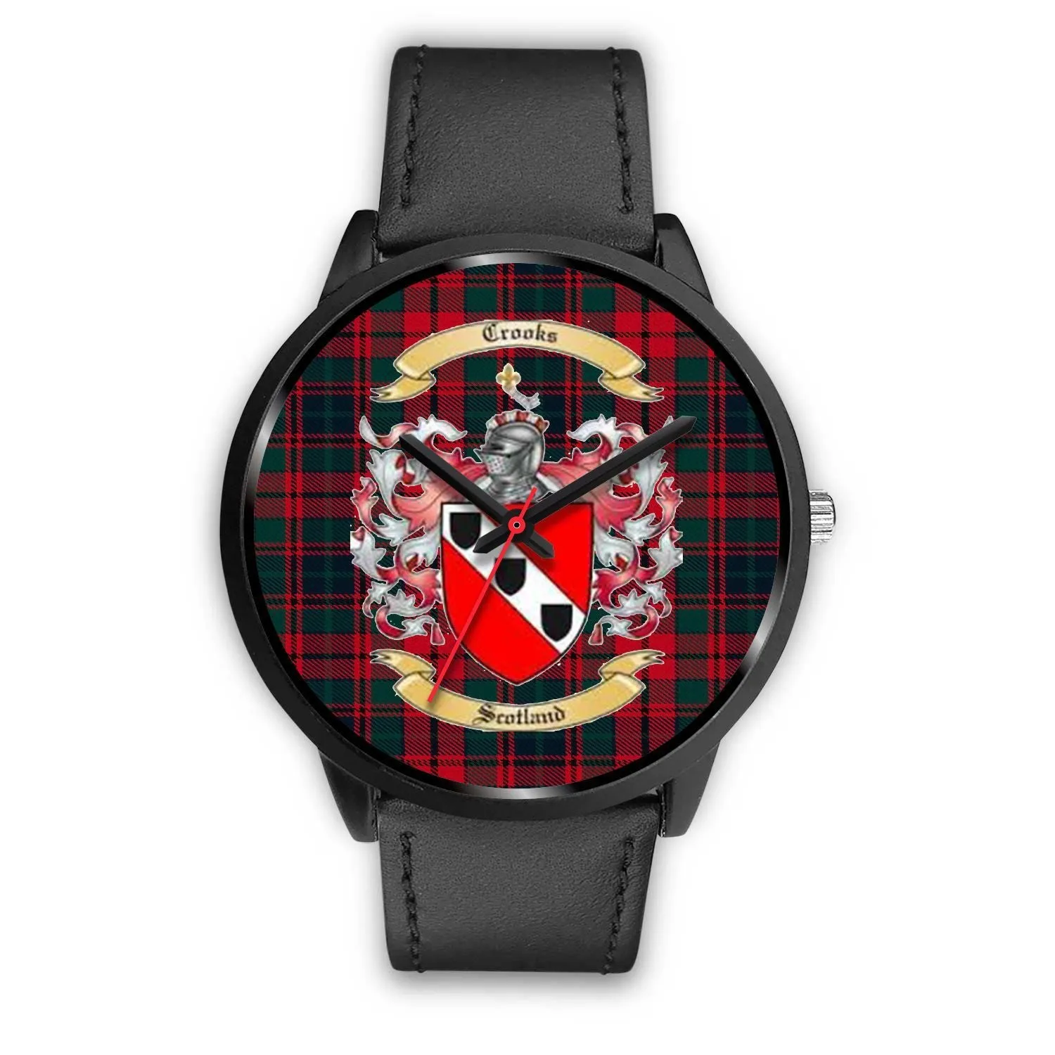 Crook Modern Clan Badge Tartan Black Watch