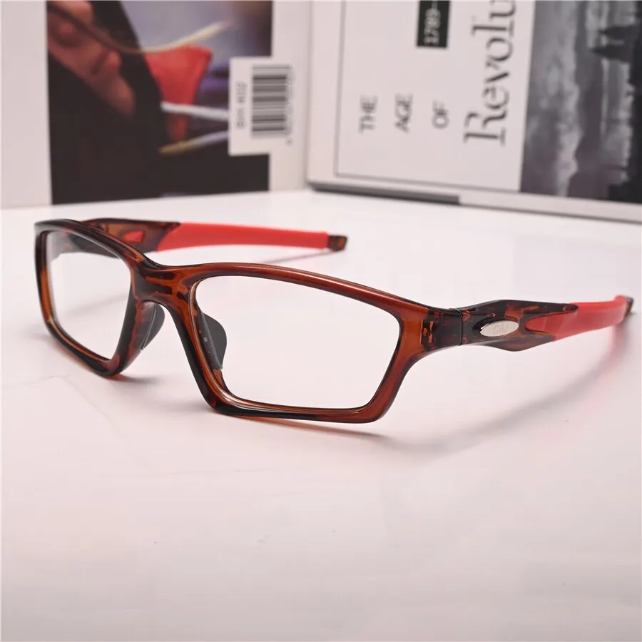 Cubojue Unisex Full Rim Square Tr 90 Titanium Sport Frame Reading Glasses