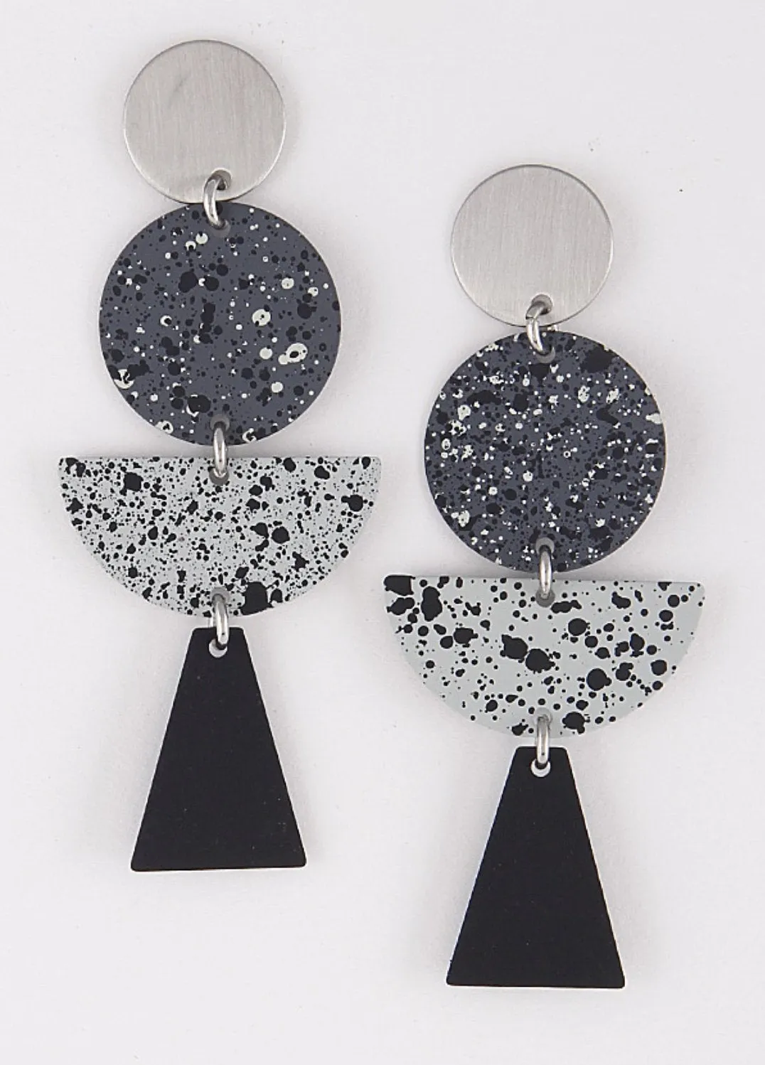 Dangle Geometric Earrings