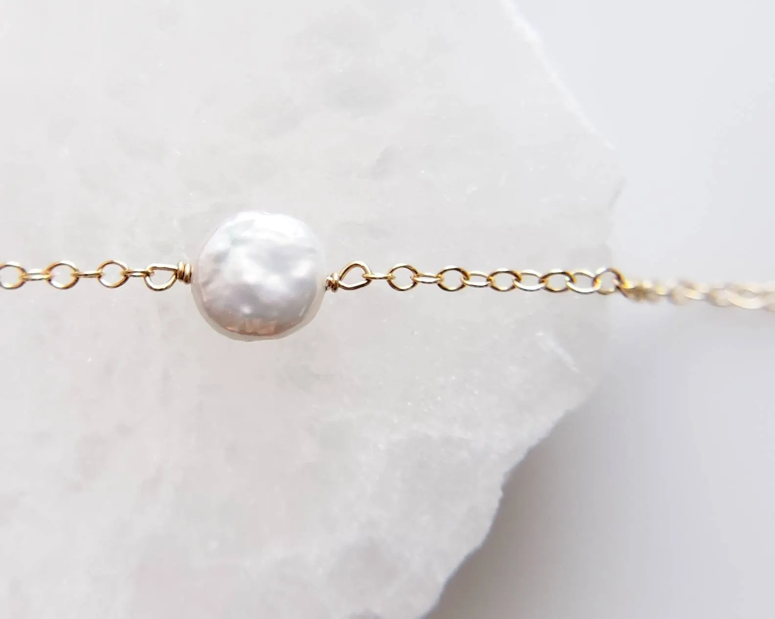 Delicate Pearl Bracelet