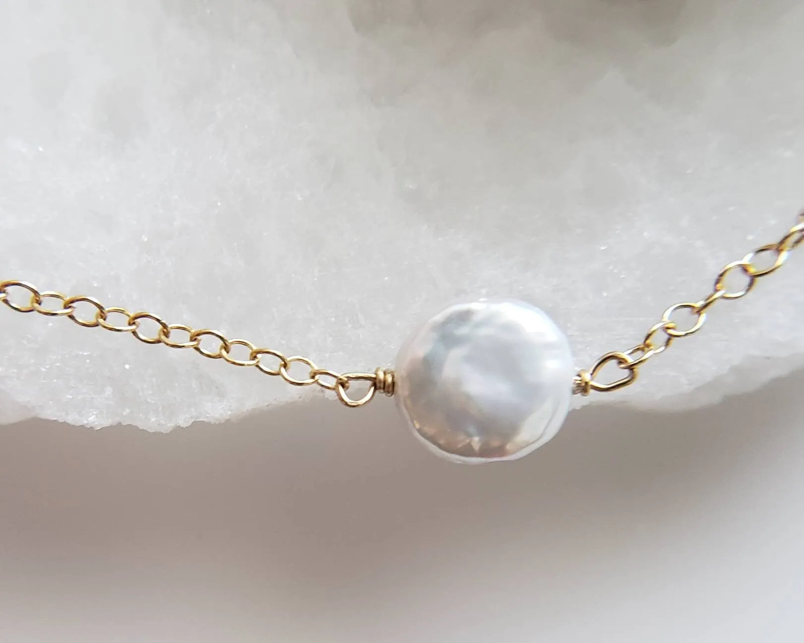 Delicate Pearl Bracelet