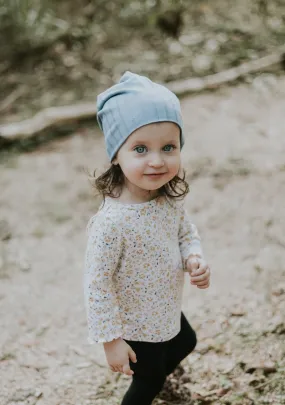 Dusty Blue Beanie - Baby/Kids