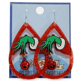 Earrings - Grinch Paw