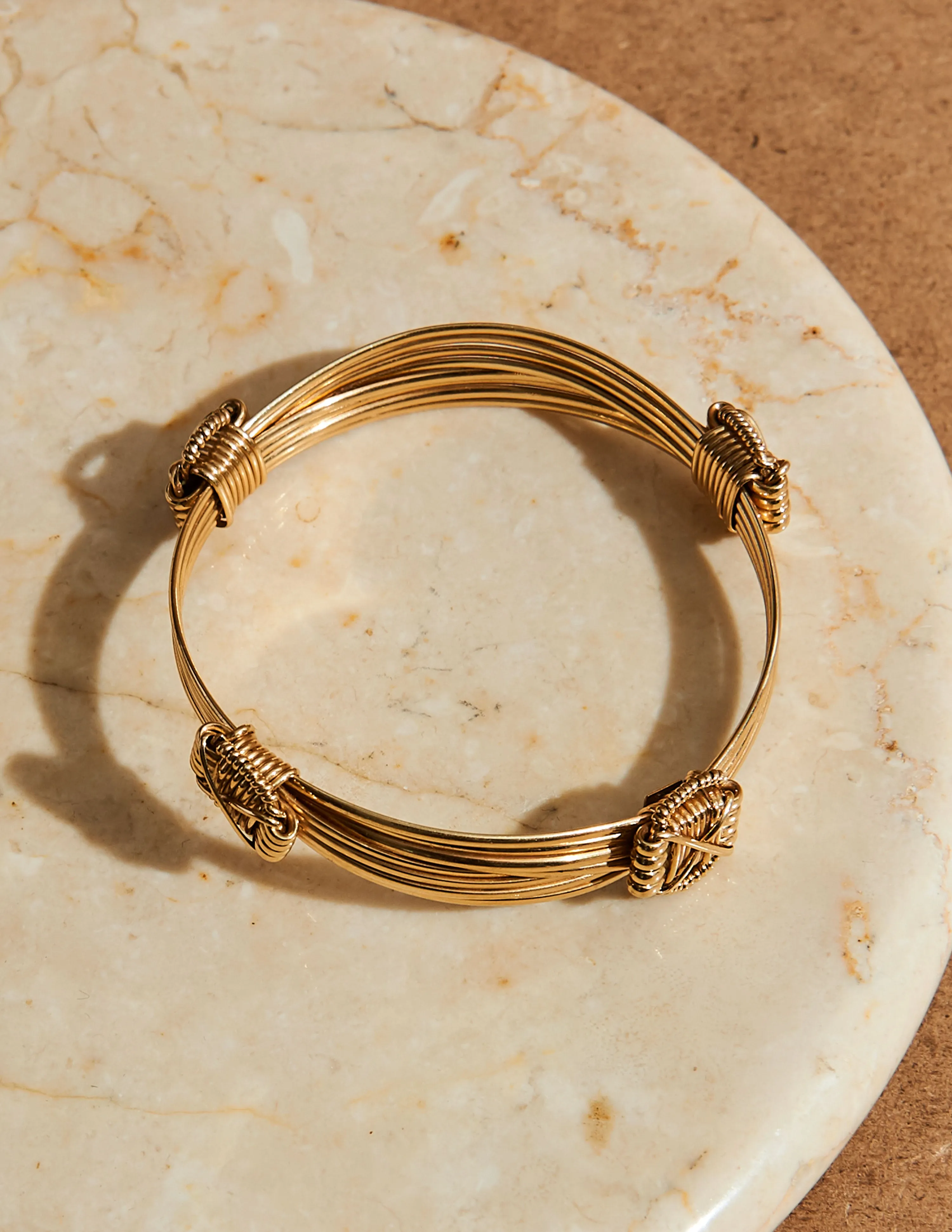 Elephant Hair Bracelet 14 Karat Gold