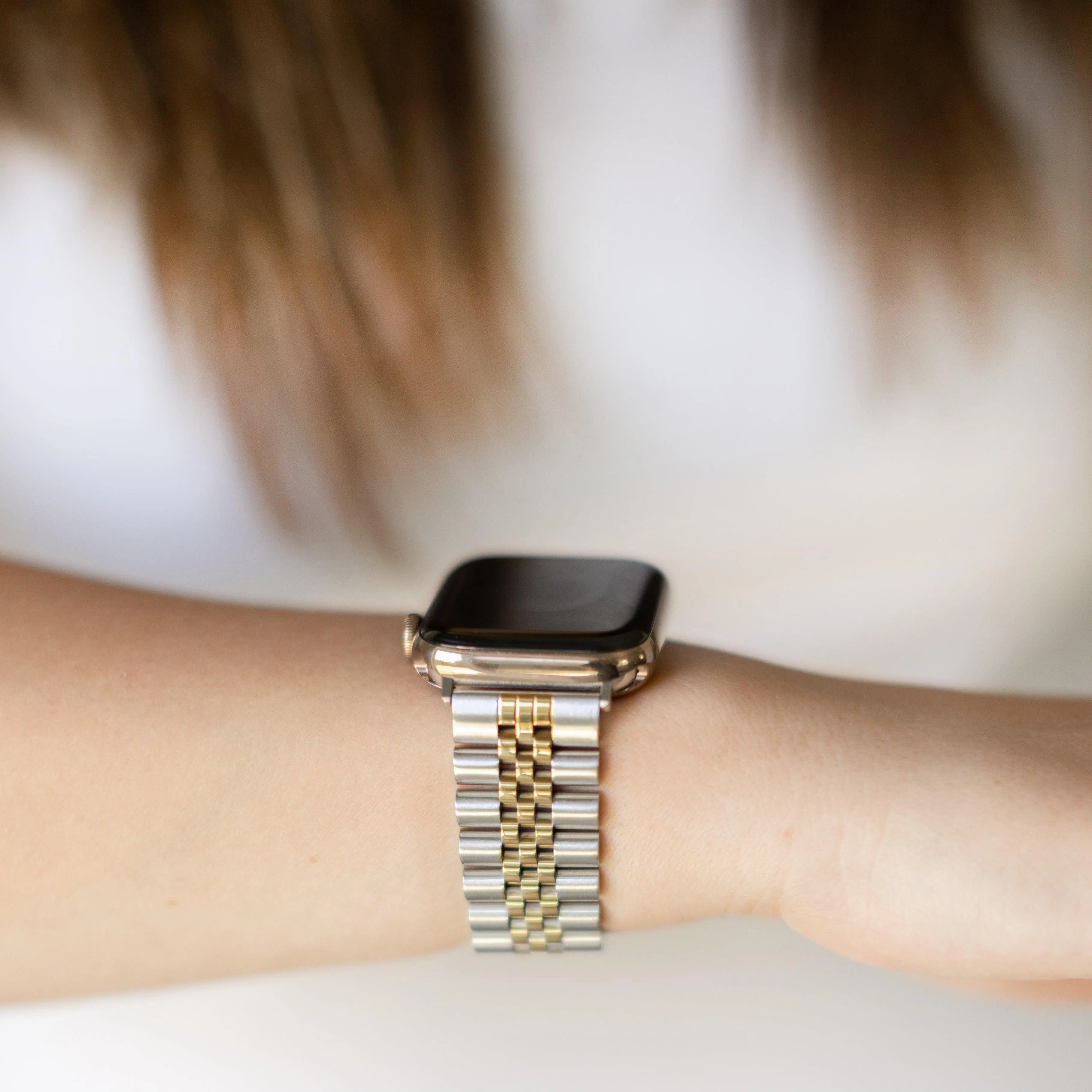 Elle Silver & Gold Smart Watch Band