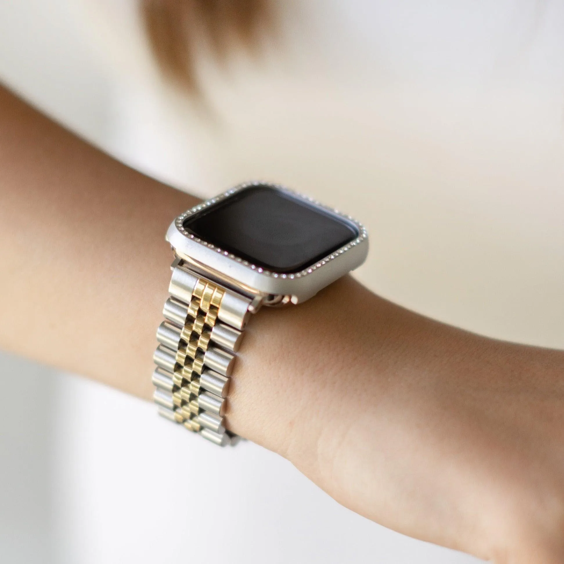 Elle Silver & Gold Smart Watch Band