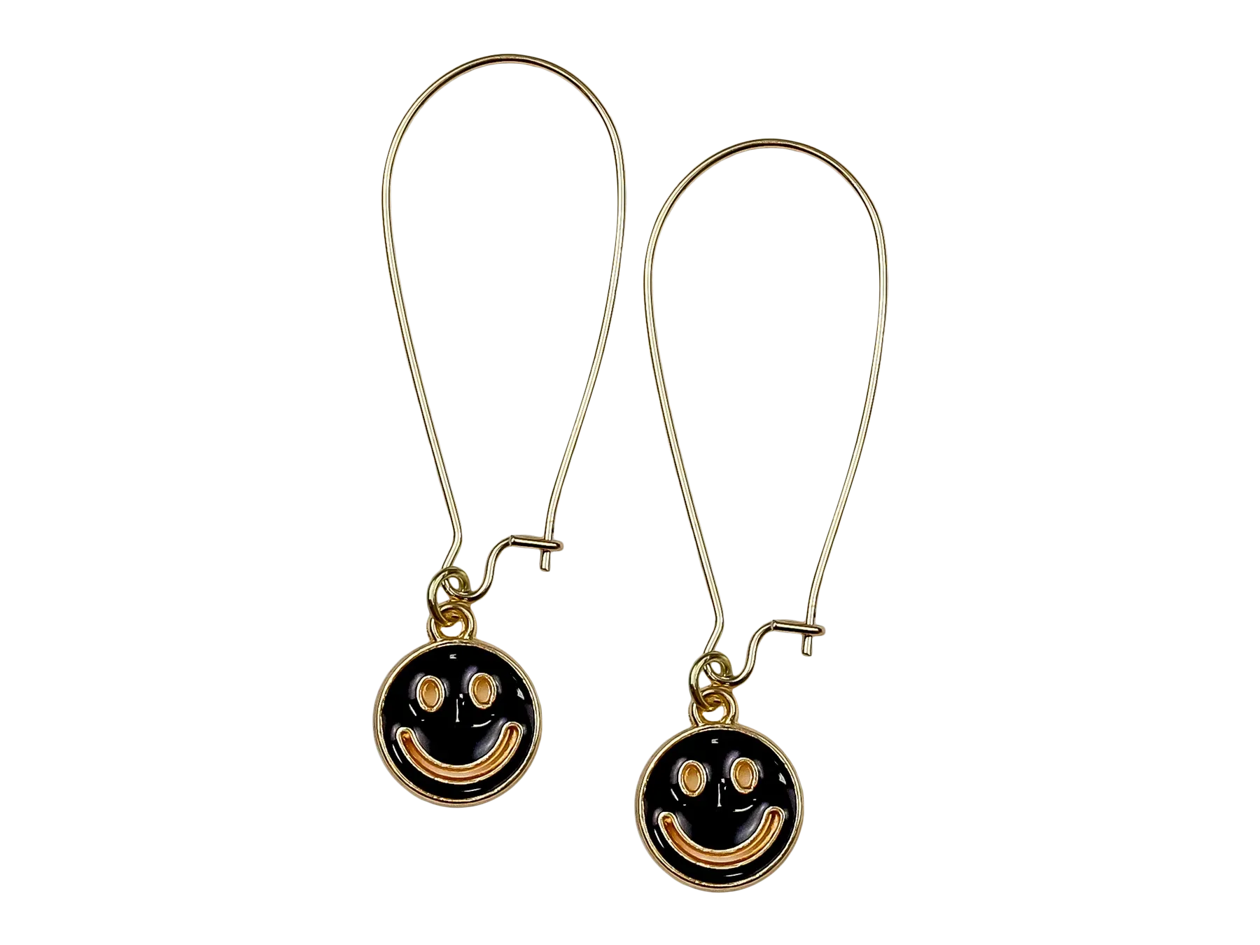 Erimish Smiley Face Dangle Earrings