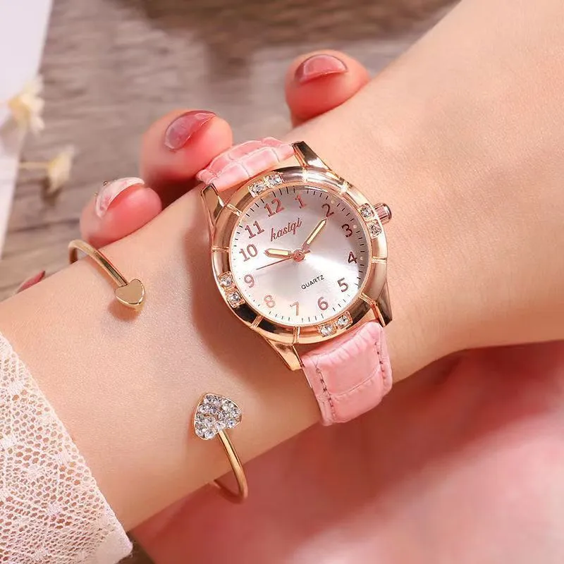 Fashion Student Electronic Quartz Watch Cute Luminous Digital Life Waterproof Women's Watch