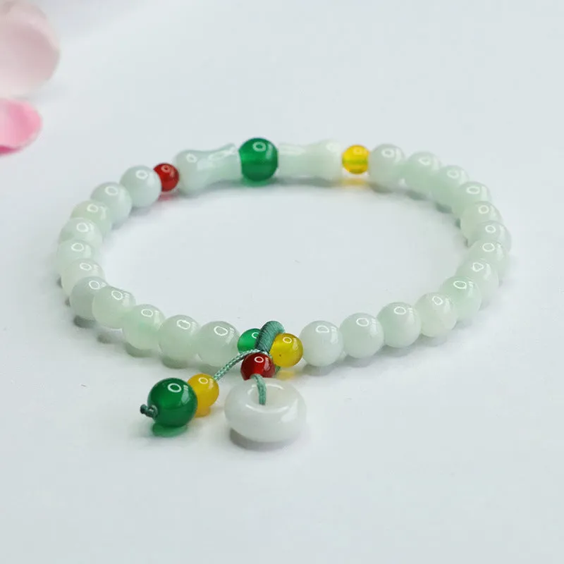 Fortune's Favor Sterling Silver Jade Bracelets