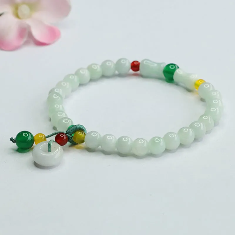 Fortune's Favor Sterling Silver Jade Bracelets