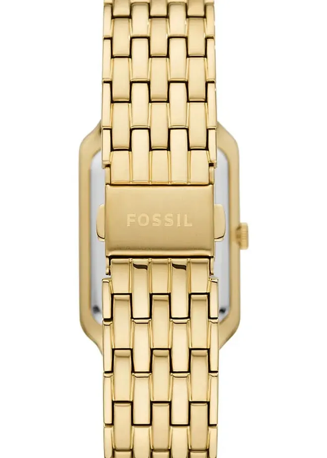 FOSSIL RAQUEL MOTHER OF PEARL DIAL GOLD CASE & BRACELET ES5304