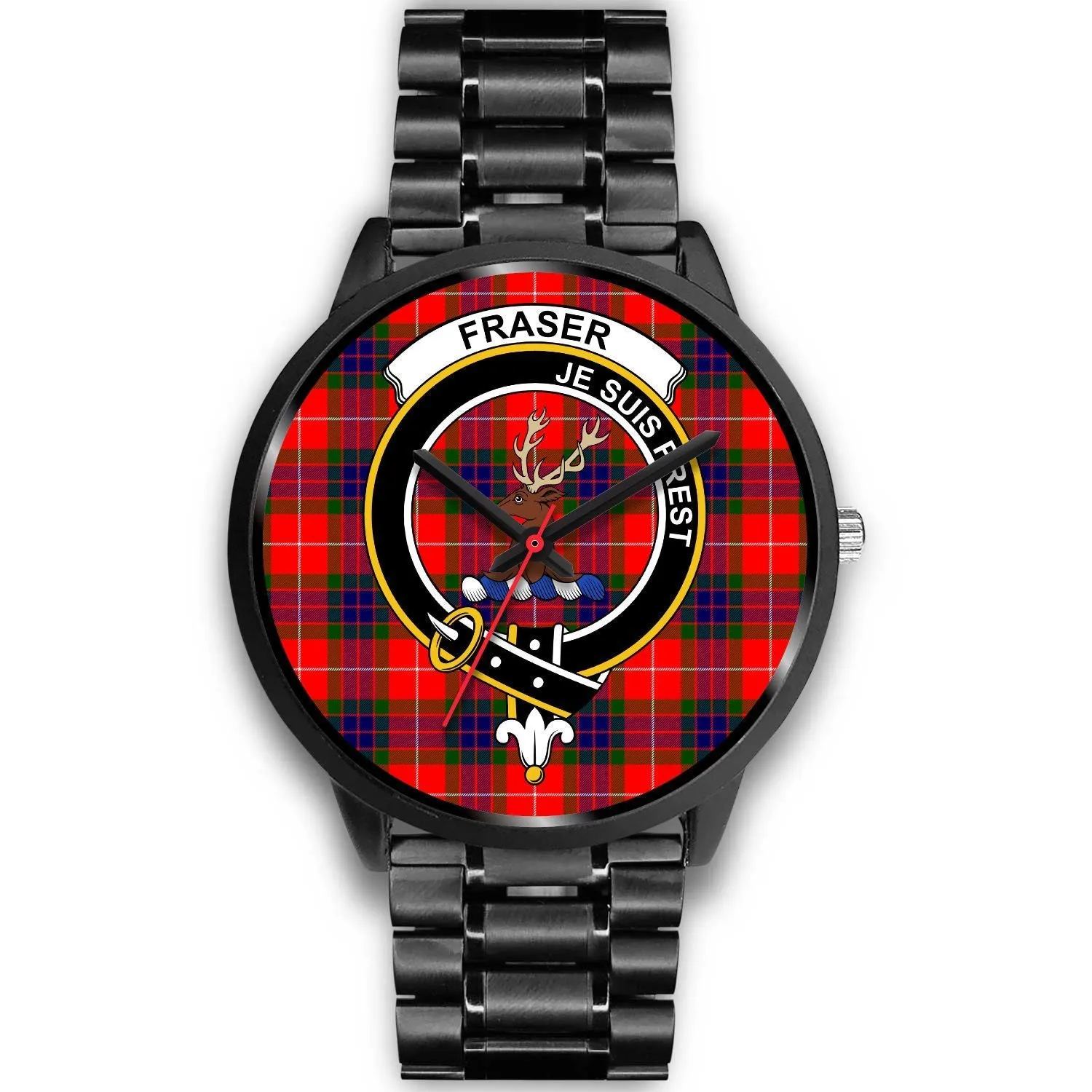 Fraser Modern Clan Badge Tartan Black Watch