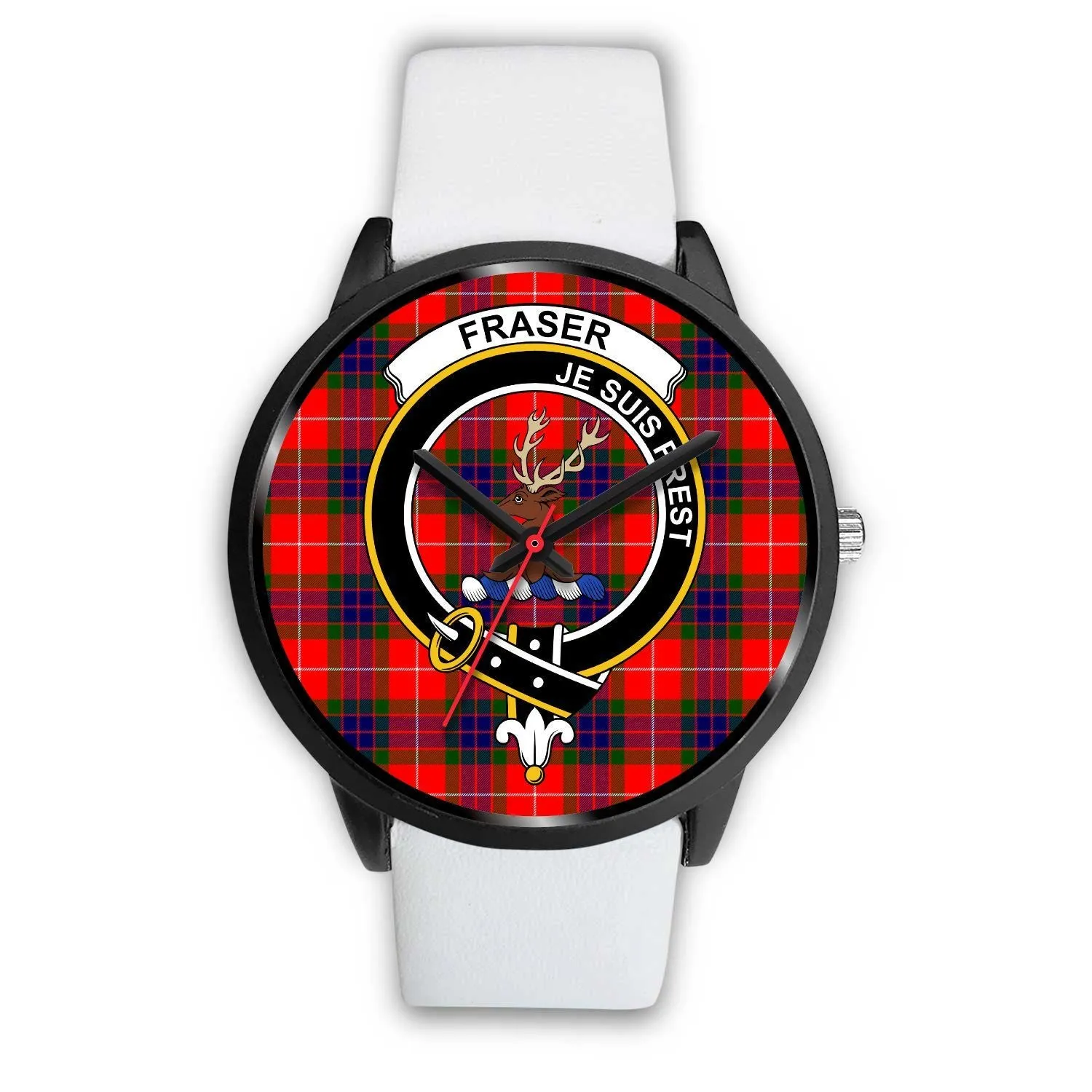 Fraser Modern Clan Badge Tartan Black Watch