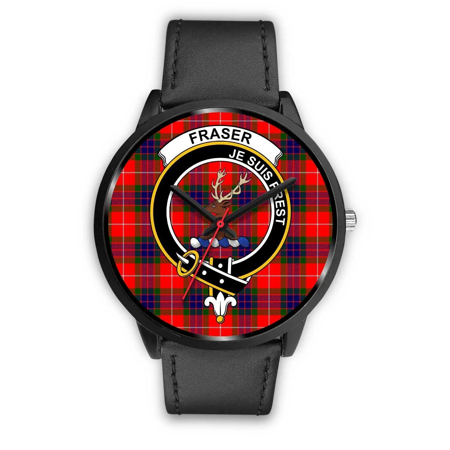 Fraser Modern Clan Badge Tartan Black Watch