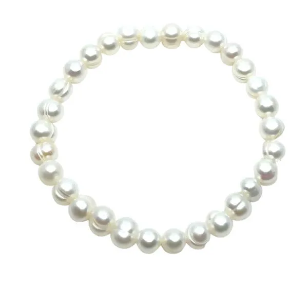 Fresh Water Pearl Bracelet: 6/7mm or 9mm (BG30/9)