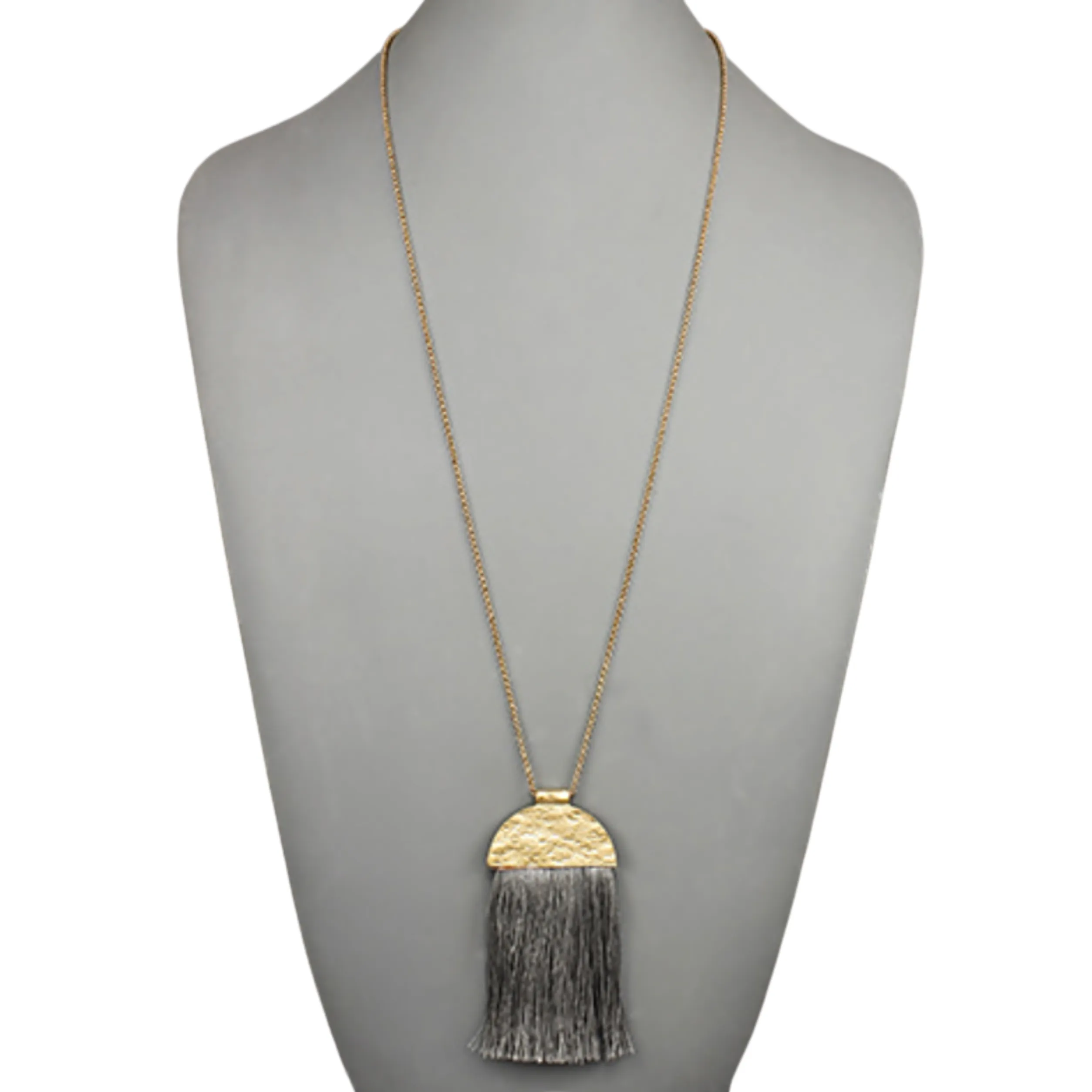 Fringe Frenzy Long Tassel Necklace