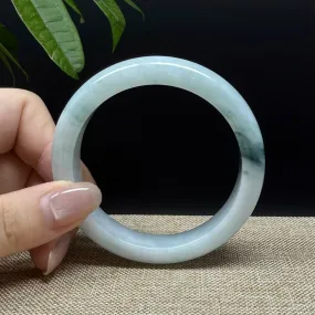 Genuine Burmese Blue Green Jade Jadeite Bangle Bracelet ( 56.8mm )