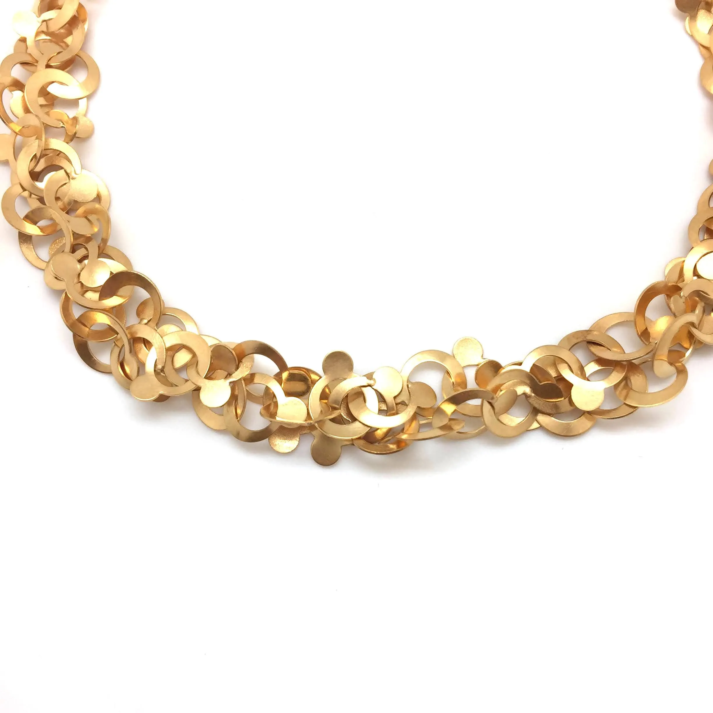 Gold Entangled Necklace