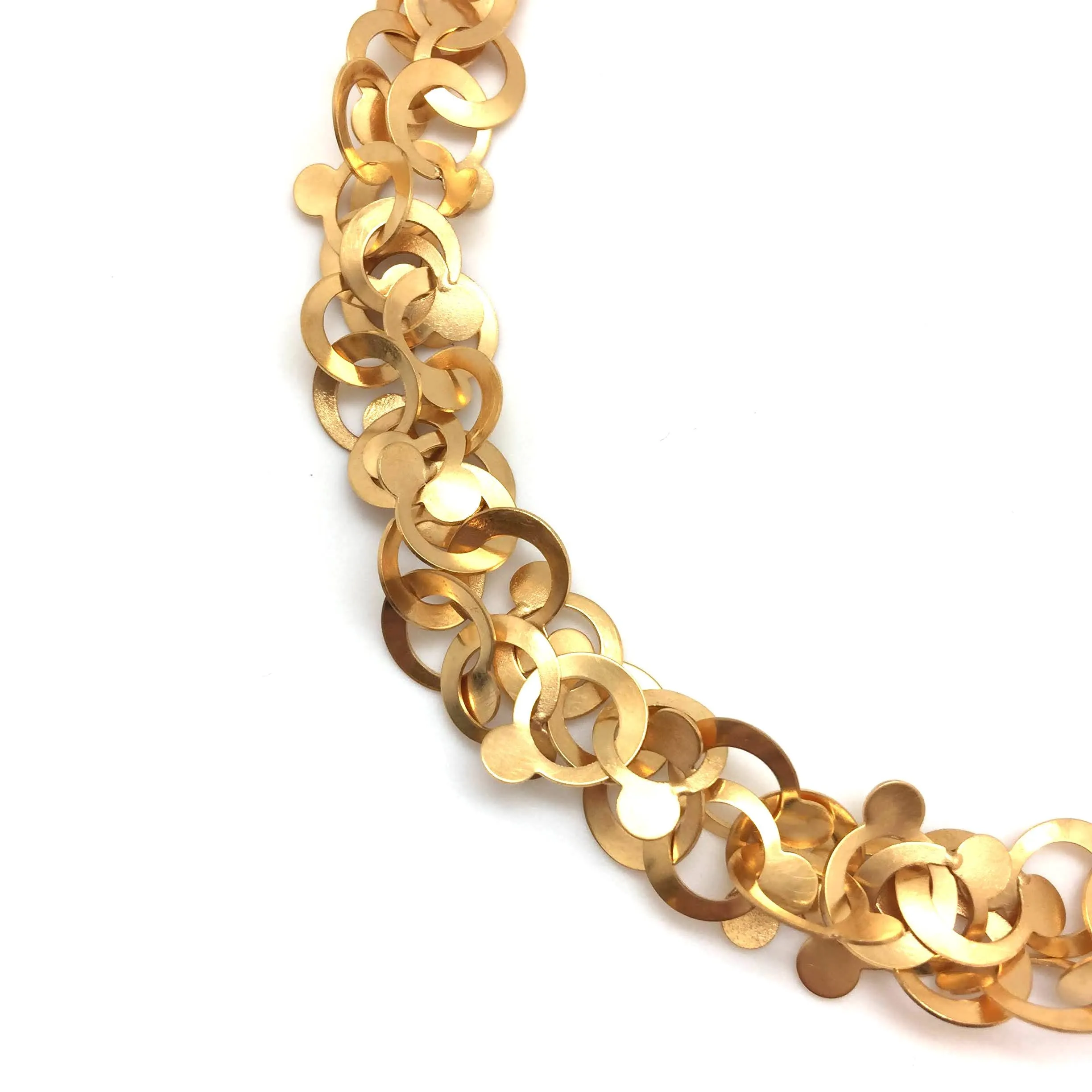 Gold Entangled Necklace