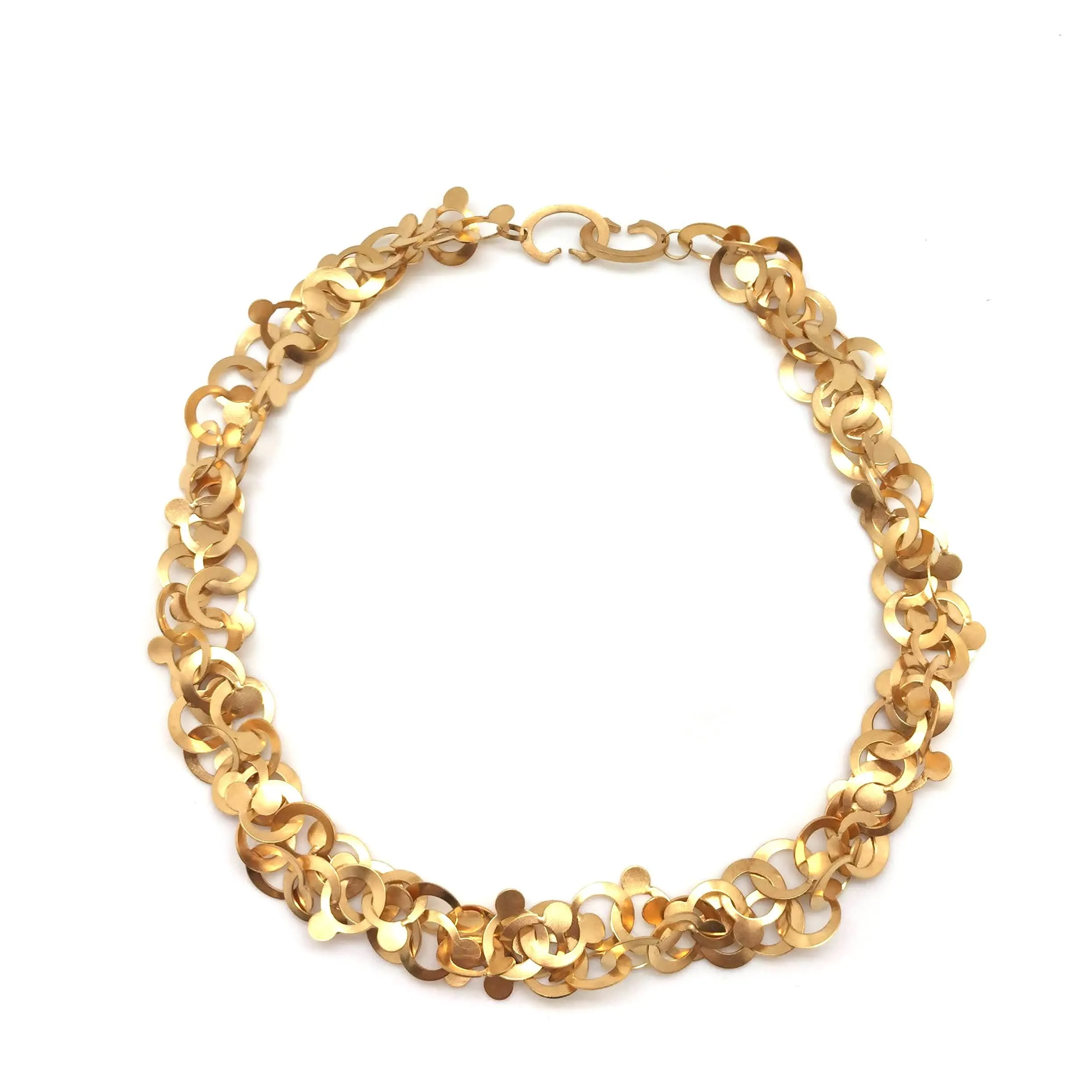 Gold Entangled Necklace