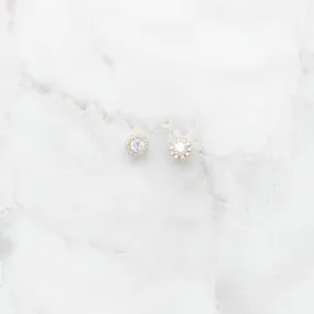 Goldtone Shining Star Earrings