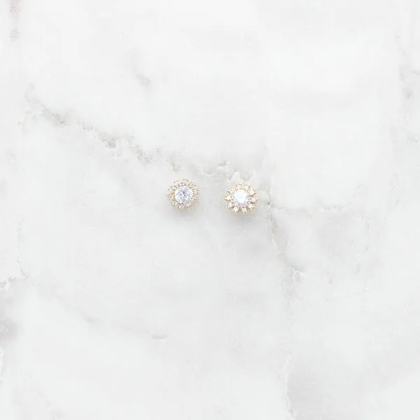 Goldtone Shining Star Earrings