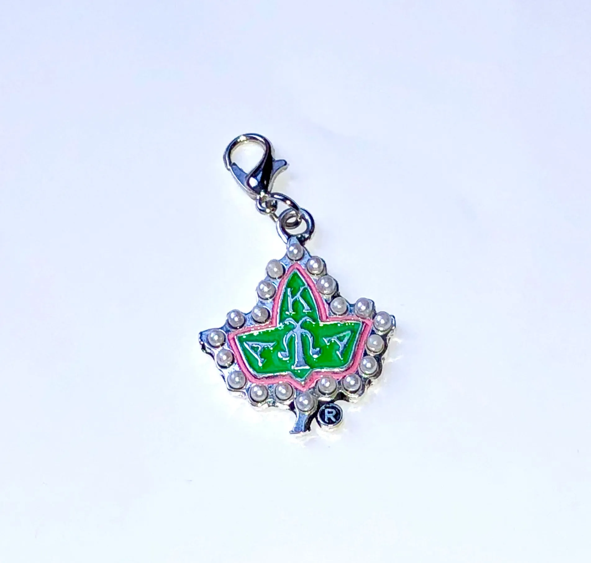 Green Ivy Badge Charm