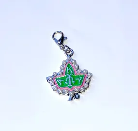 Green Ivy Badge Charm