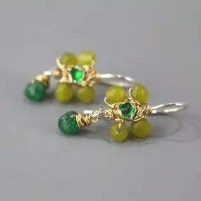 Green Jasmine Earrings