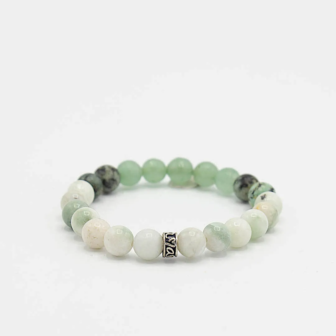 Green Love Gemstone bracelet