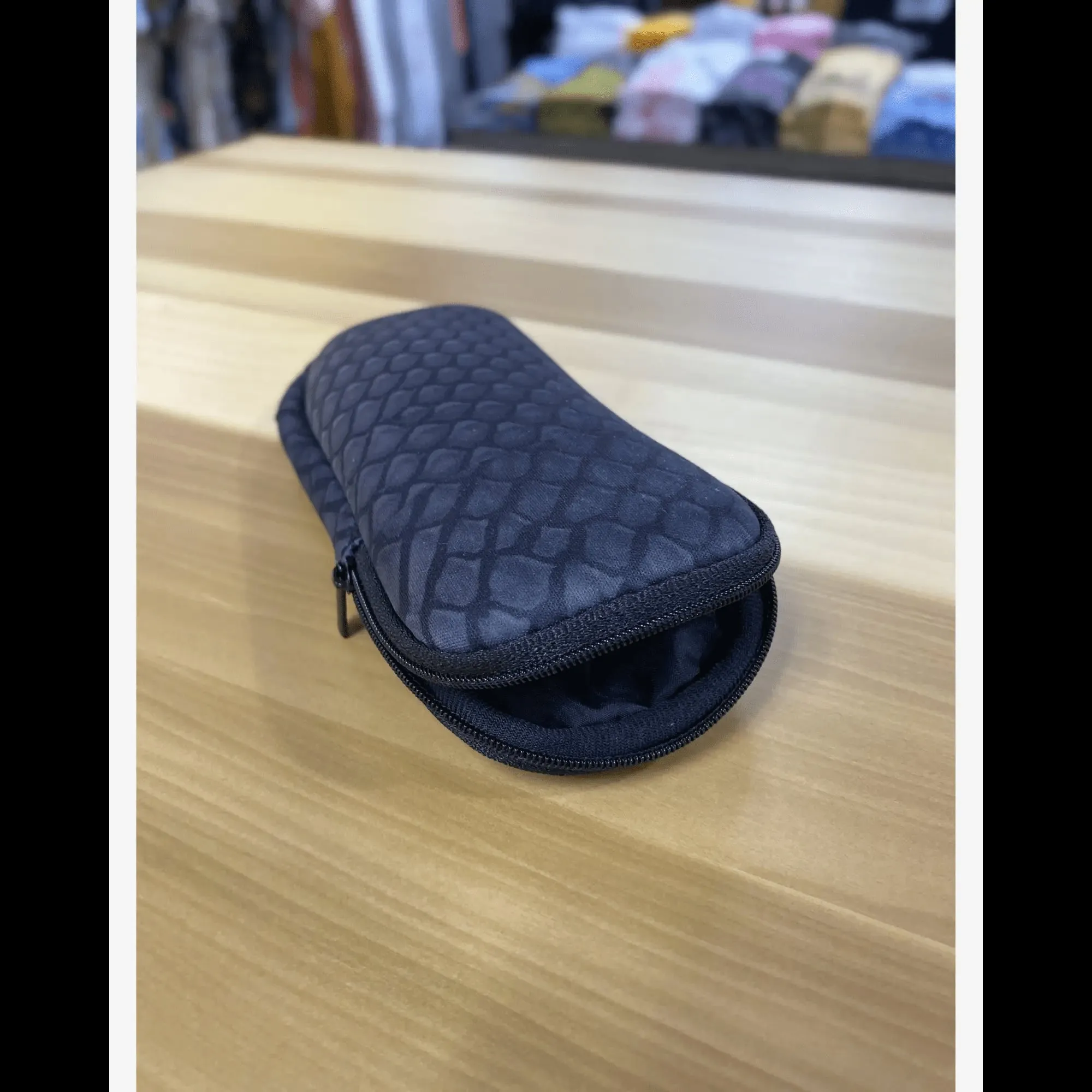 HA Bag Grayson Glasses Case Black Croc