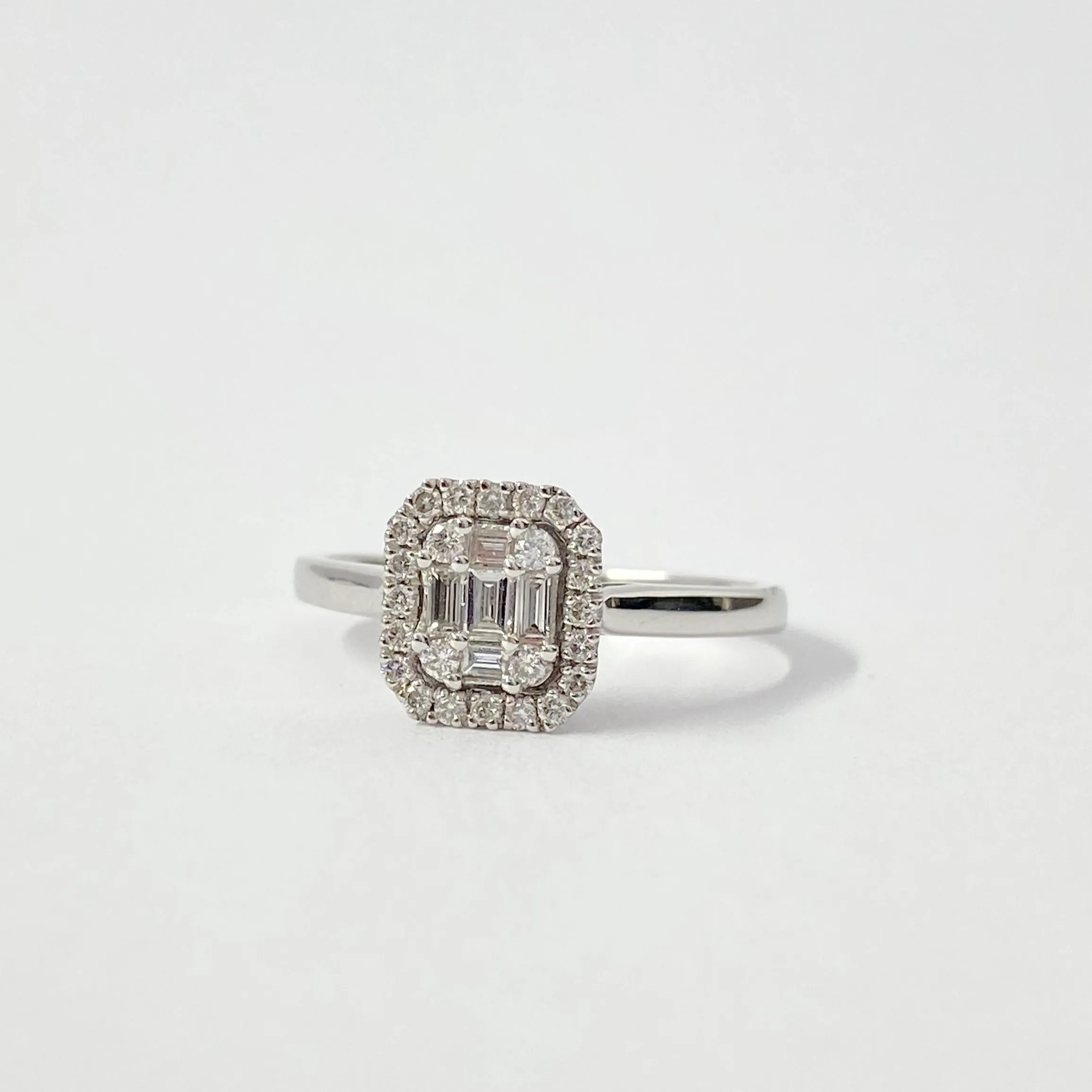 Halo Diamond Ring