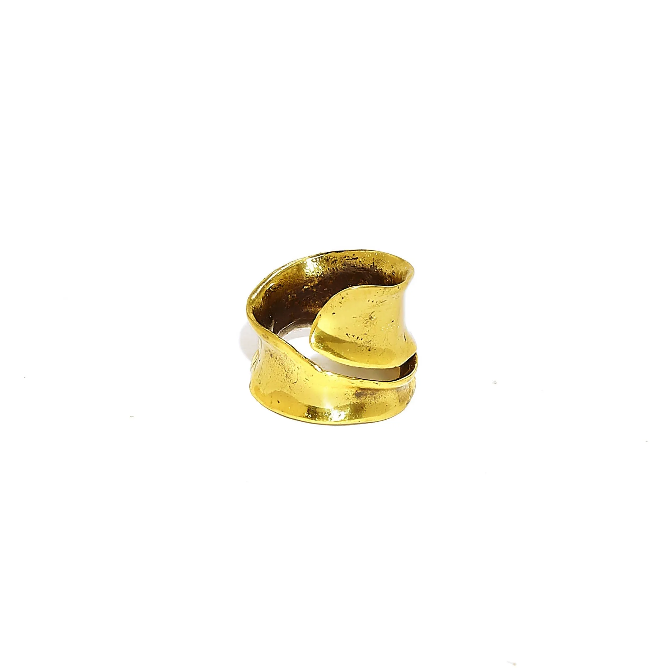 Handmade Bronze Wrap Ring