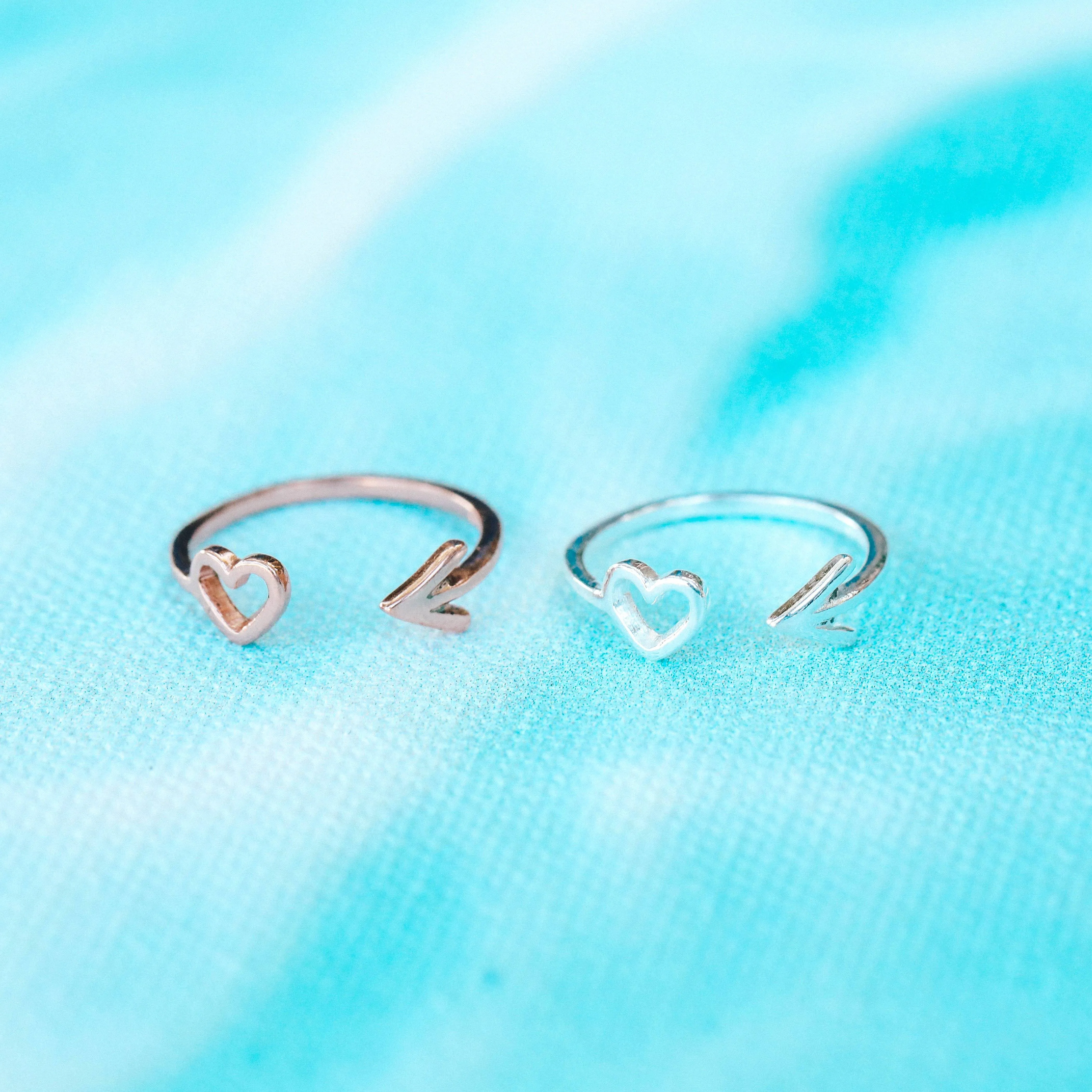 Heart & Arrow Toe Ring