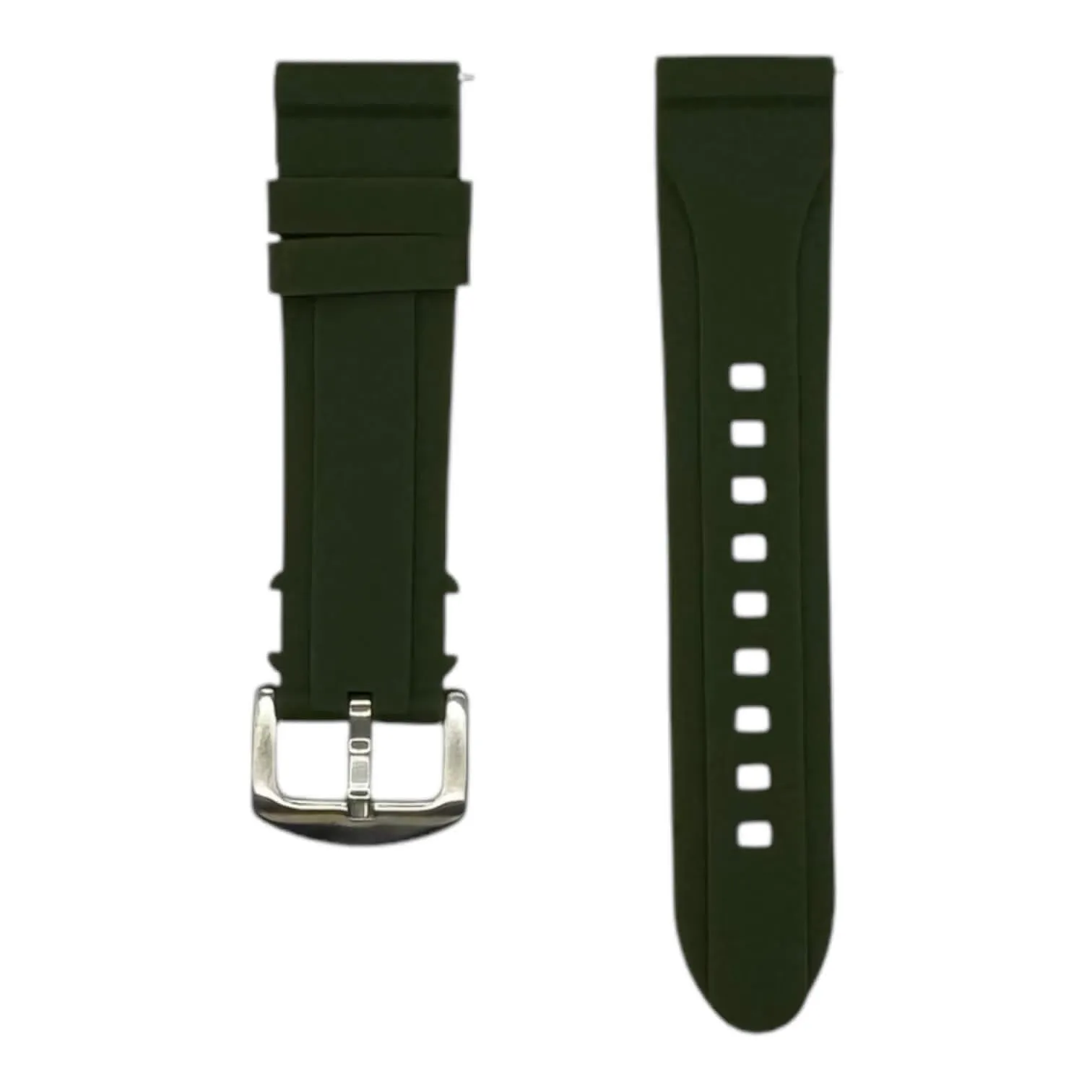 Heritage Elite Premium Silicone Watch Straps with the Kogan Active  II Smart Watch