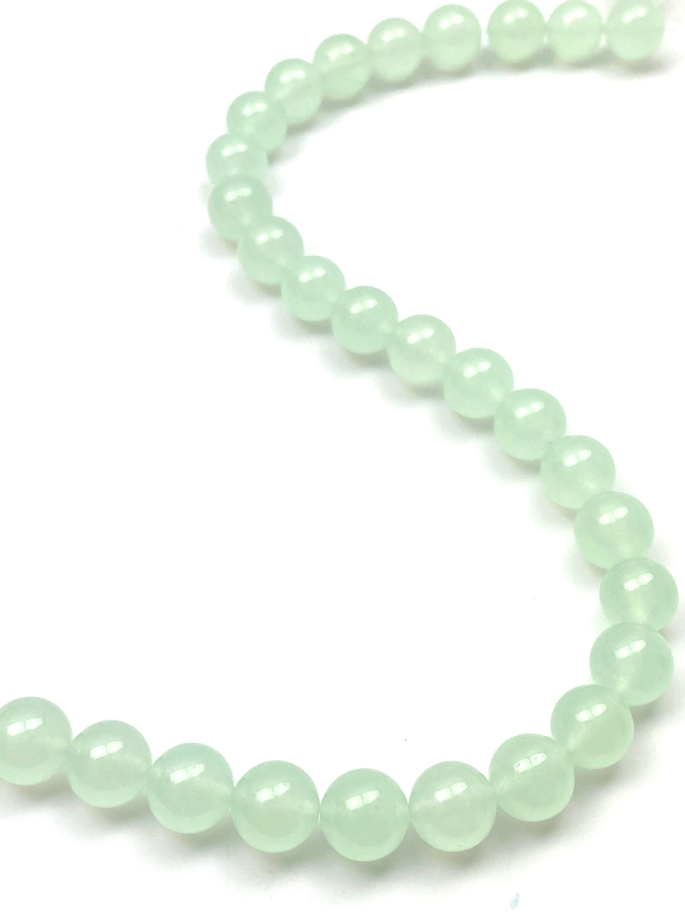 Hitomi jade bead strand, SKU# A13