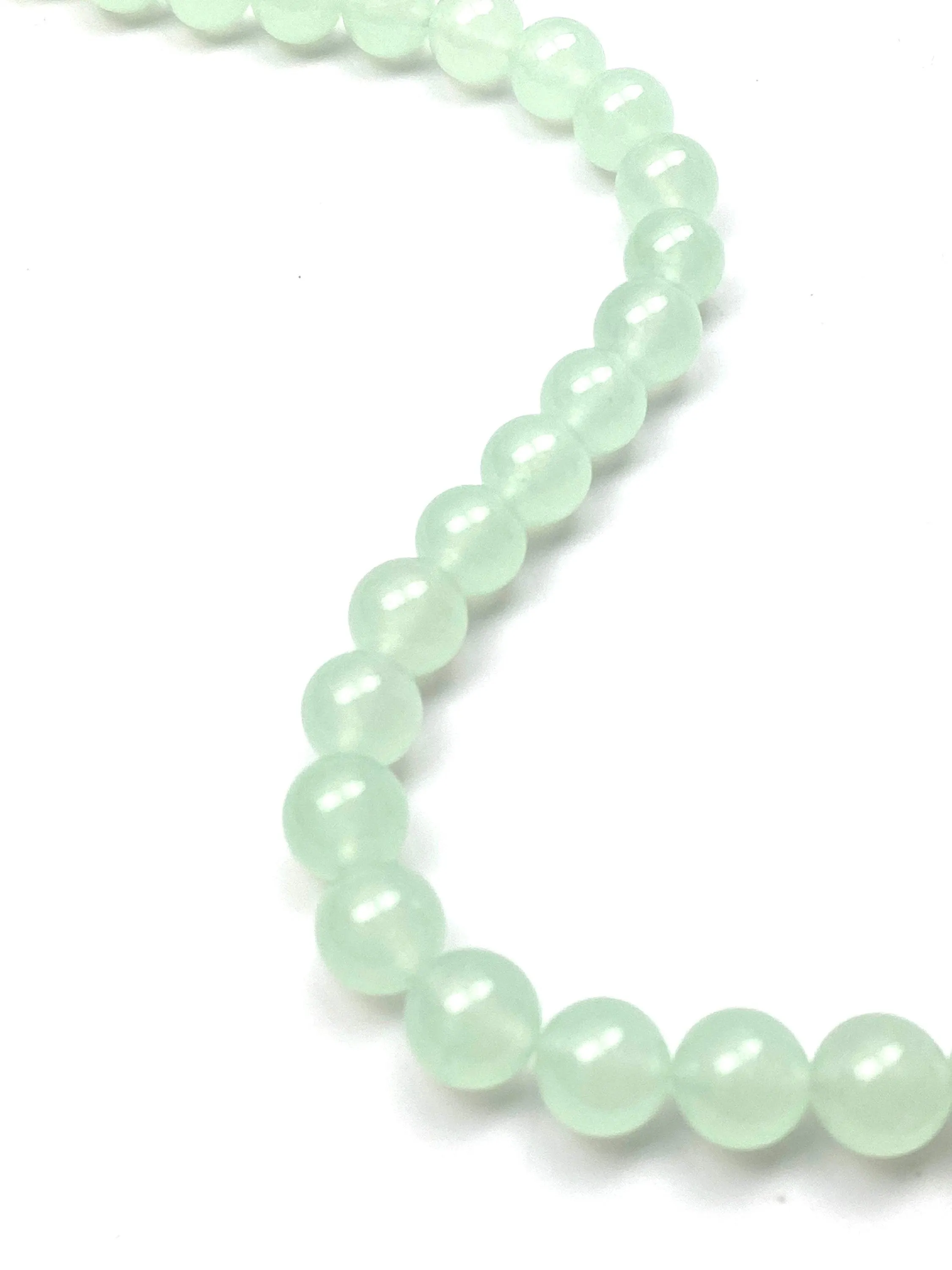 Hitomi jade bead strand, SKU# A13