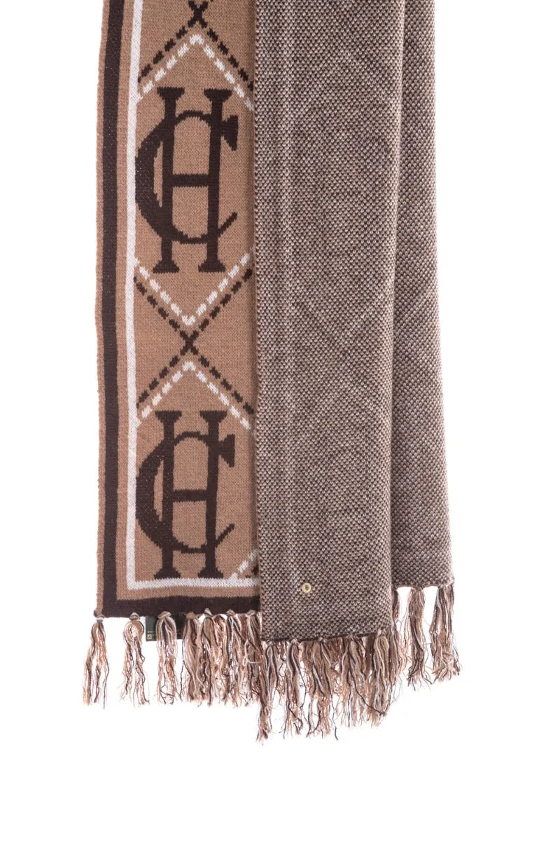 Holland Cooper Monogram Scarf in Camel