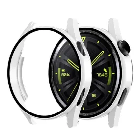 Huawei Watch GT 3 (46mm) electroplating frame with tempered glass - White