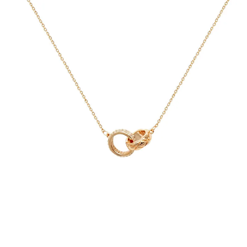 Interlocking Circle Necklace