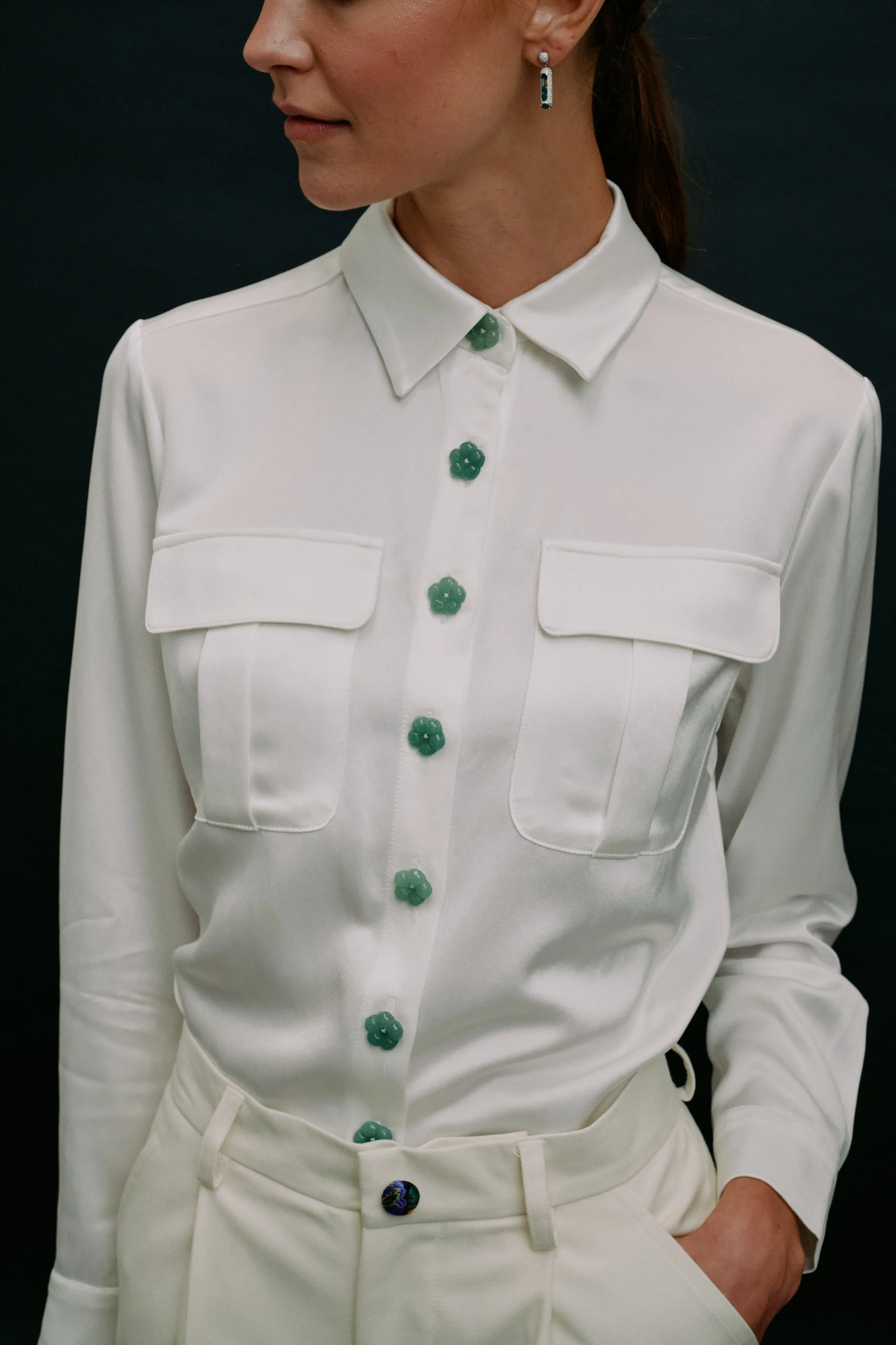 Jade Blouse White