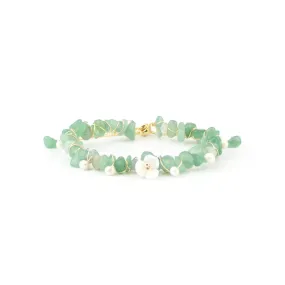 Jade Flower Bracelet