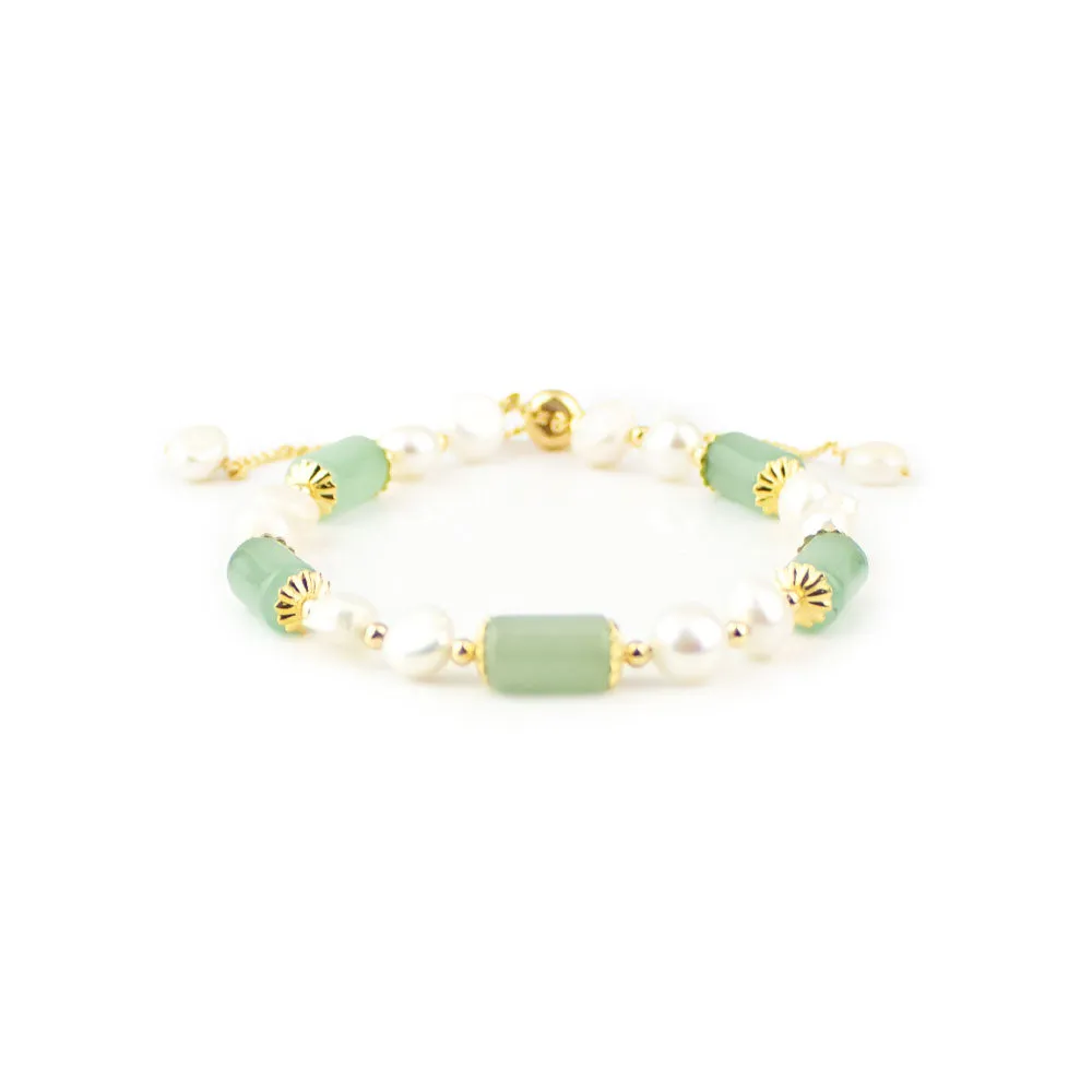 Jade Pearl Bracelet