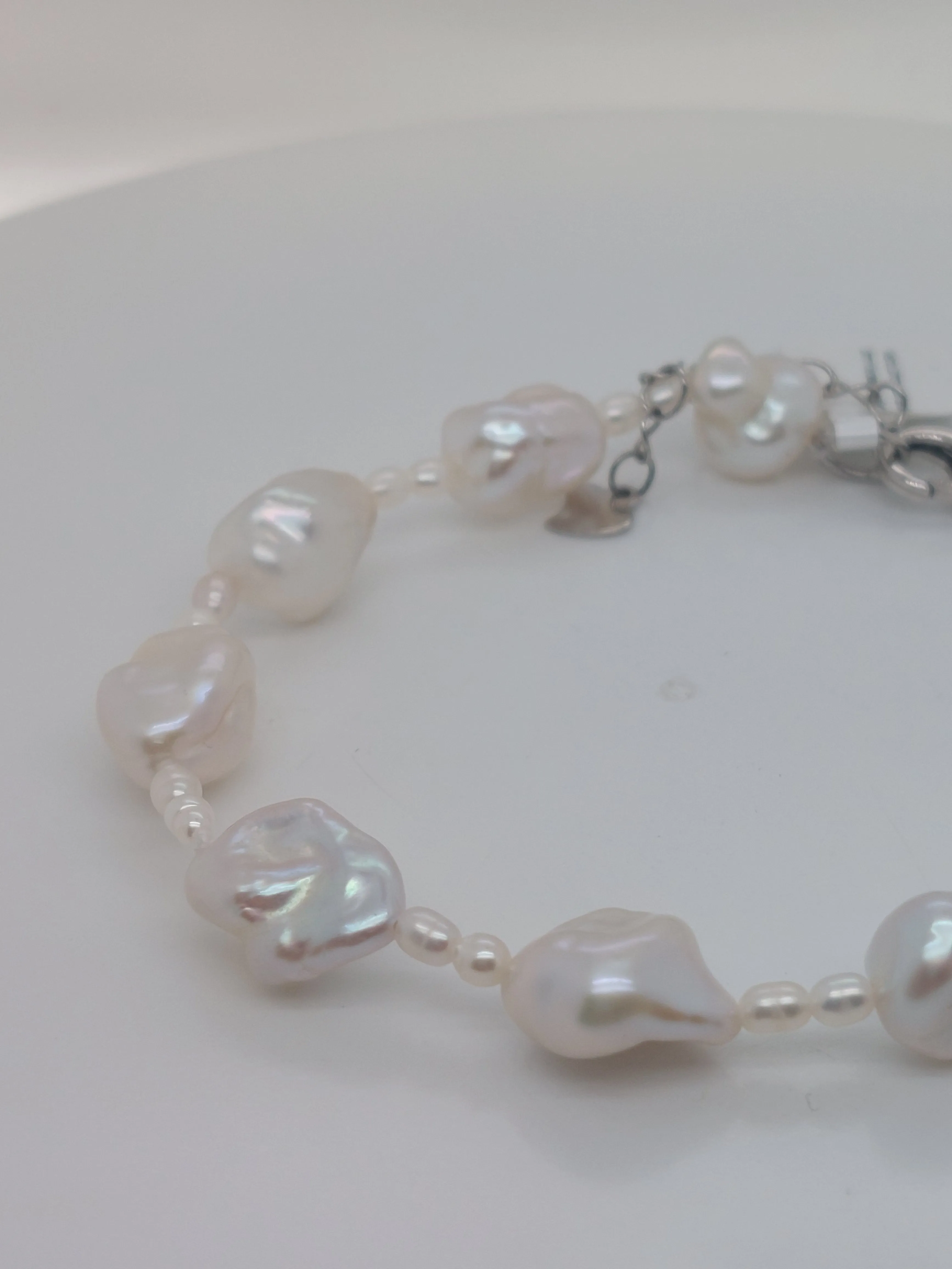 Keshi & Rice Pearl Bracelet