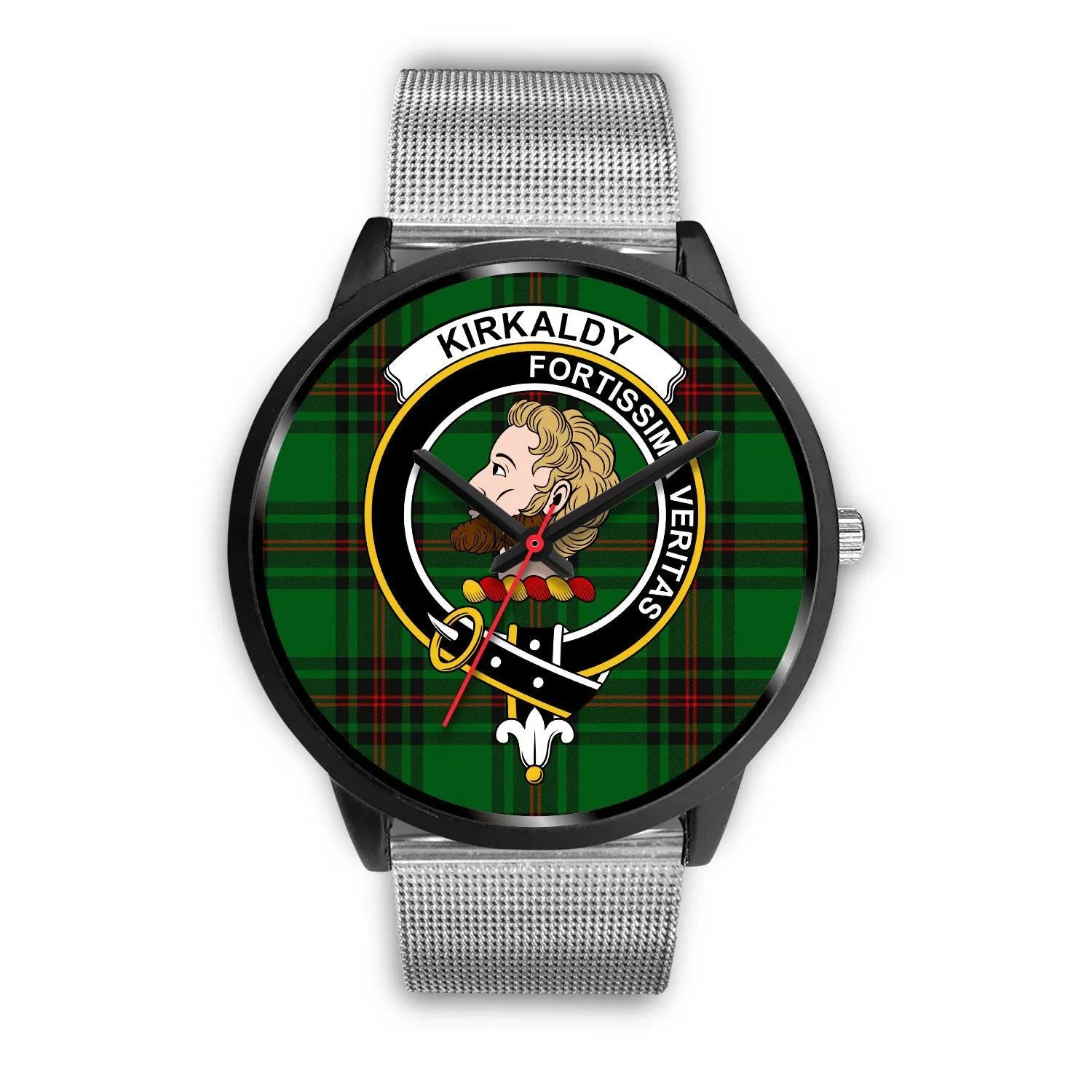 Kirkcaldy Clan Badge Tartan Black Watch