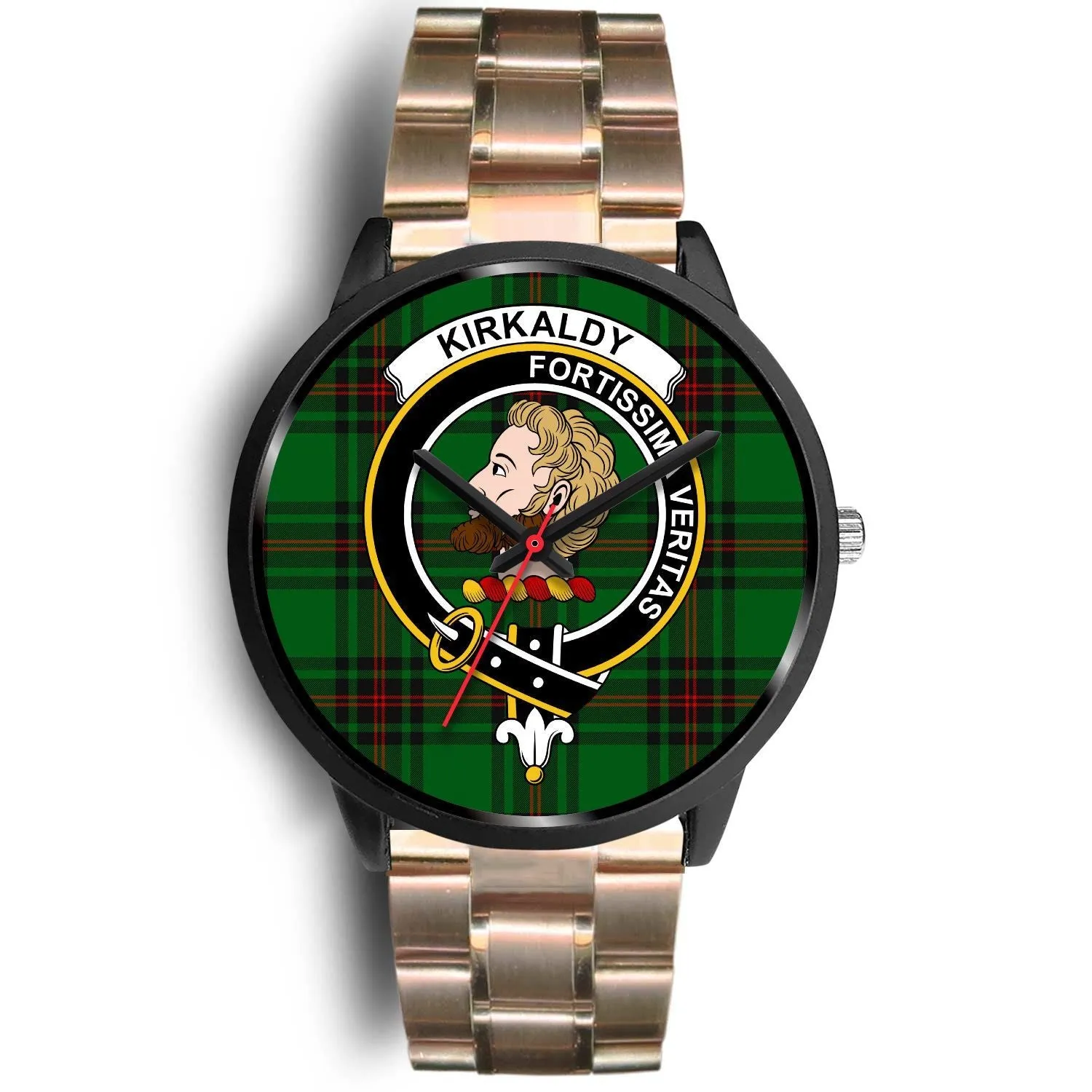 Kirkcaldy Clan Badge Tartan Black Watch