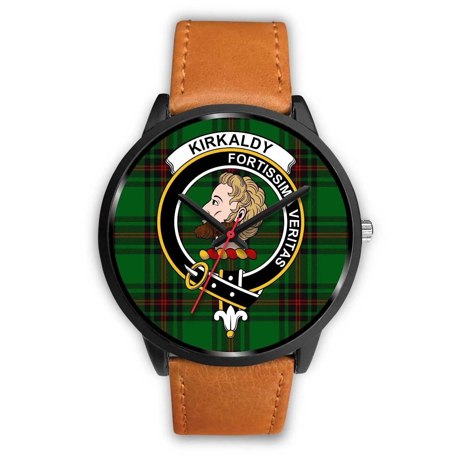 Kirkcaldy Clan Badge Tartan Black Watch