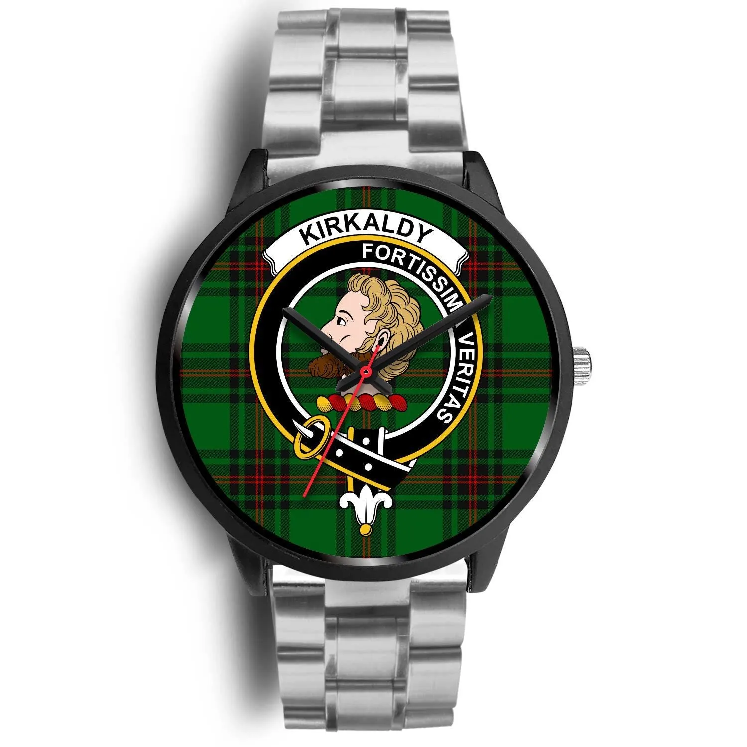 Kirkcaldy Clan Badge Tartan Black Watch