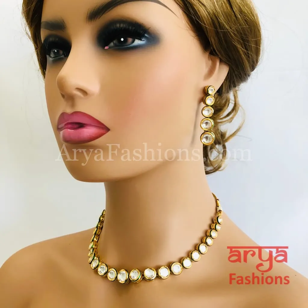 Kundan Necklace with Meenakari