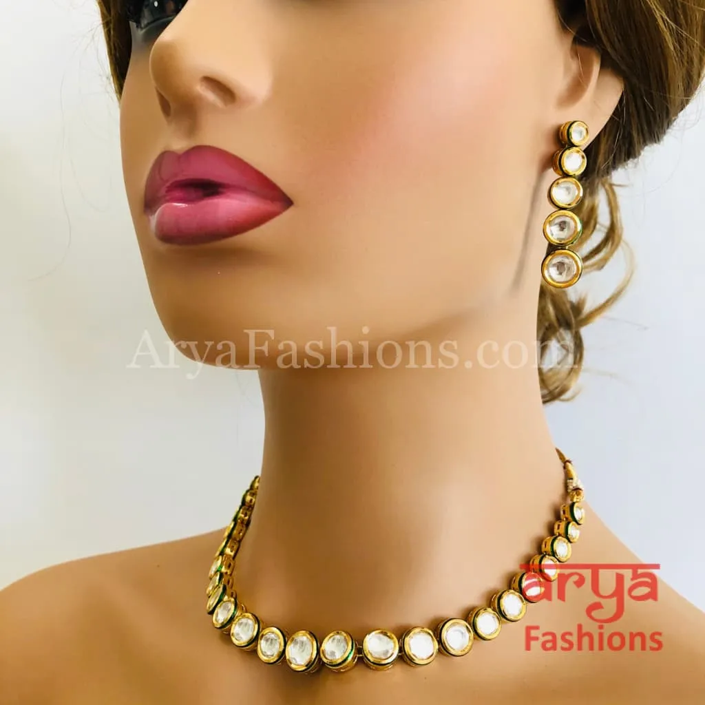 Kundan Necklace with Meenakari